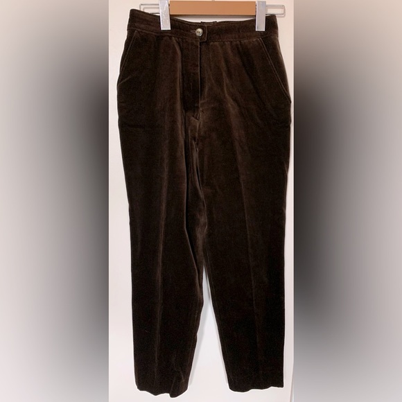 St Sophia velvet brown pants - Picture 2 of 5
